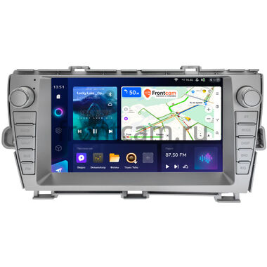 Toyota Prius 3 (XW30) 2009-2015 (левый руль) Teyes CC3 2K 360 6/128 9.5 дюймов RM-9-1326 на Android 10 (4G-SIM, DSP, QLed)