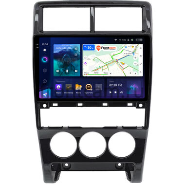 Lada Priora 2013-2018 (черная, глянцевая) Teyes CC3 2K 360 6/128 9.5 дюймов RM-9-1610 на Android 10 (4G-SIM, DSP, QLed)