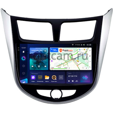 Hyundai Solaris, Accent 4 2010-2019 Teyes CC3 2K 360 6/128 9.5 дюймов RM-9-2275 на Android 10 (4G-SIM, DSP, QLed)