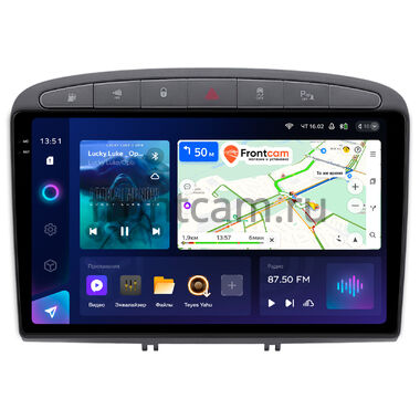 Peugeot 308, 408, RCZ 2007-2022 Teyes CC3 2K 4/32 9.5 дюймов RM-9-0408 на Android 10 (4G-SIM, DSP, QLed) (серая) (Тип 2)