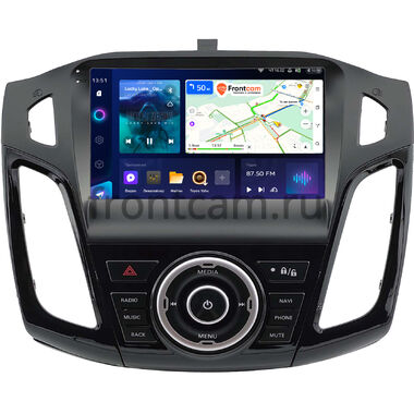 Ford Focus 3 2011-2019 (черная, глянцевая, Тип 2) Teyes CC3 2K 4/32 9.5 дюймов RM-9-0845 на Android 10 (4G-SIM, DSP, QLed)