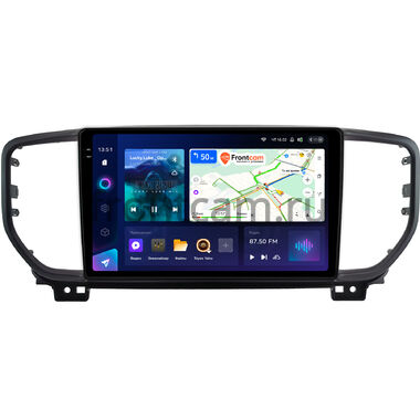 Kia Sportage 4 2018-2022 Teyes CC3 2K 4/64 9.5 дюймов RM-9-0638 на Android 10 (4G-SIM, DSP, QLed) (для авто с камерой, черная)