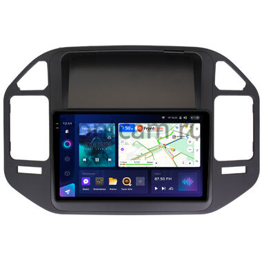 Mitsubishi Pajero 3, Montero 3 1999-2006 (черная) Teyes CC3 2K 4/64 9.5 дюймов RM-9-266 на Android 10 (4G-SIM, DSP, QLed)