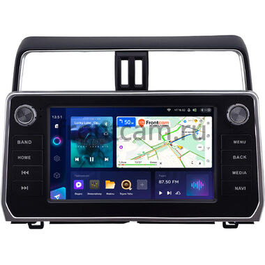 Toyota Land Cruiser Prado 150 2017-2024 Teyes CC3 2K 6/128 9.5 дюймов RM-9-0199 на Android 10 (4G-SIM, DSP, QLed)