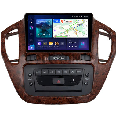Toyota Highlander (U20), Kluger (XU20) 2000-2007 (орех) Teyes CC3 2K 6/128 9.5 дюймов RM-9-1562 на Android 10 (4G-SIM, DSP, QLed)
