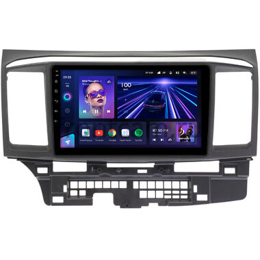 Mitsubishi Lancer 10 2007-2017 Teyes CC3 2K 6/128 9.5 дюймов RM-9-MI113N на Android 10 (4G-SIM, DSP, QLed)