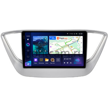Hyundai Solaris 2 (2017-2024) (для авто без экрана) Teyes CC3 2K 6/128 9.5 дюймов RM-9039 на Android 10 (4G-SIM, DSP, QLed)