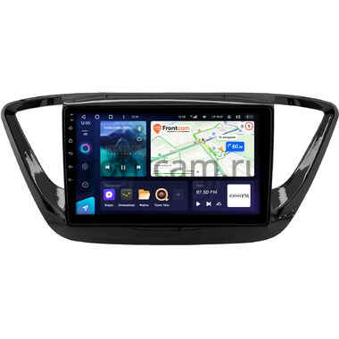 Hyundai Solaris 2 2017-2020 (черная, глянцевая) Teyes CC3 360 6/128 9 дюймов RM-9-0157 на Android 10 (4G-SIM, DSP, QLed)