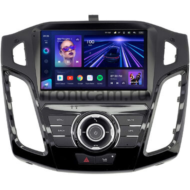 Ford Focus 3 2011-2019 (черная, глянцевая, Тип 1) Teyes CC3 360 6/128 9 дюймов RM-9-2360 на Android 10 (4G-SIM, DSP, QLed)