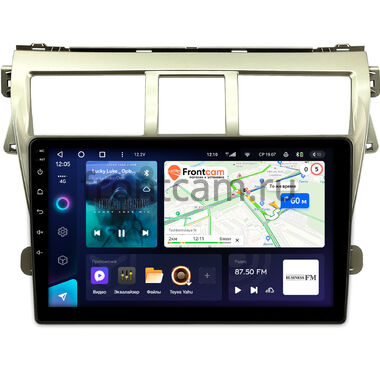 Toyota Belta, Vios, Yaris sedan (2005-2012) (золотая) Teyes CC3 360 6/128 9 дюймов RM-9068 на Android 10 (4G-SIM, DSP, QLed)