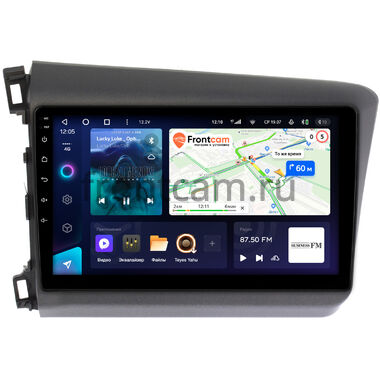 Honda Civic 9 4D 2011-2015 (левый руль, седан) Teyes CC3 360 6/128 9 дюймов RM-9166 на Android 10 (4G-SIM, DSP, QLed)