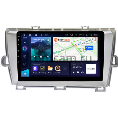 Toyota Prius 3 (XW30) 2009-2015 (левый руль) серебро Teyes CC3 360 6/128 9 дюймов RM-9211 на Android 10 (4G-SIM, DSP, QLed)