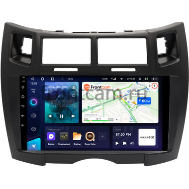 Toyota Vitz 2 (XP90), Yaris 2 2005-2012 (черная матовая, Тип 2) Teyes CC3 4/32 9 дюймов RM-9-1700 на Android 10 (4G-SIM, DSP, QLed)