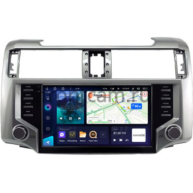 Toyota 4Runner 5 2013-2024 (серебряная, глянцевая) Teyes CC3 4/32 9 дюймов RM-9-2230 на Android 10 (4G-SIM, DSP, QLed)