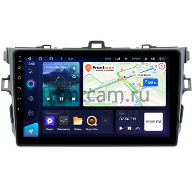 Toyota Corolla (E150) 2006-2013 (серая, без воздуховодов) Teyes CC3 4/64 9 дюймов RM-9038 на Android 10 (4G-SIM, DSP, QLed)