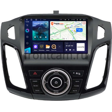 Ford Focus 3 2011-2019 (черная, глянцевая, Тип 2) Teyes CC3L 4/32 9 дюймов RM-9-0845 на Android 10 (4G-SIM, DSP, IPS)