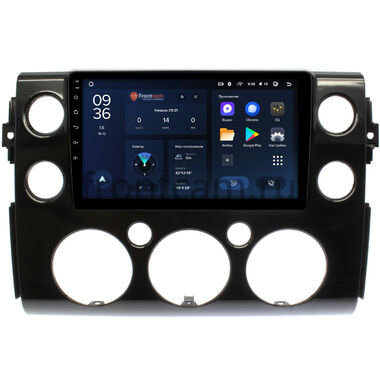 Toyota FJ Cruiser 2006-2022 (черная, глянцевая) Teyes CC3L WIFI 2/32 9 дюймов RM-9-188 на Android 8.1 (DSP, IPS, AHD)