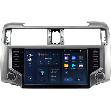 Toyota 4Runner 5 2009-2013 (серебренная, глянцевая) Teyes CC3L WIFI 2/32 9 дюймов RM-9-2229 на Android 8.1 (DSP, IPS, AHD)