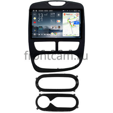 Renault Clio 4 2016-2019 (черная) Teyes CC4 Pro 2K 12/256 10.36 дюймов RM-10-0860 на Android 13 (4G-SIM, DSP, QLed, AI)