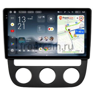 Volkswagen Jetta 5 2005-2011 (с климат-контролем) Teyes CC4 Pro 2K 12/256 10.36 дюймов RM-10-1308 на Android 13 (4G-SIM, DSP, QLed, AI)