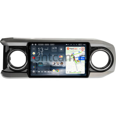 Toyota Tacoma 3 2015-2023 (черная, глянцевая) Teyes CC4 Pro 2K 12/256 10.36 дюймов RM-10-1431 на Android 13 (4G-SIM, DSP, QLed, AI)