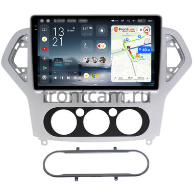Ford Mondeo 4 2006-2010 (серебро) Teyes CC4 Pro 2K 12/256 10.36 дюймов RM-1017 на Android 13 (4G-SIM, DSP, QLed, AI)