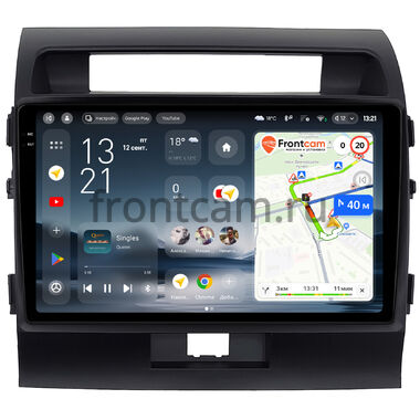 Toyota Land Cruiser 200 2007-2015 (Тип D, для авто без NAVI, черная матовая) Teyes CC4 Pro 2K 8/128 10.36 дюймов RM-10-010-1 на Android 13 (4G-SIM, DSP, QLed, AI)