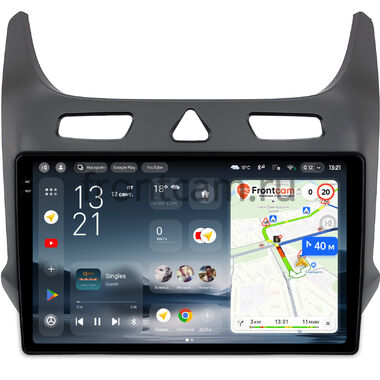 Chevrolet Cobalt 2 2011-2026 (черная) Teyes CC4 Pro 2K 8/128 10.36 дюймов Split System RM-10-0126 на Android 13 (4G-SIM, DSP, QLed, AI)