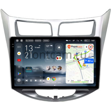 Hyundai Solaris, Accent 4 2010-2019 Teyes CC4 Pro 2K 8/128 10.36 дюймов Split System RM-10-0453 на Android 13 (4G-SIM, DSP, QLed, AI)
