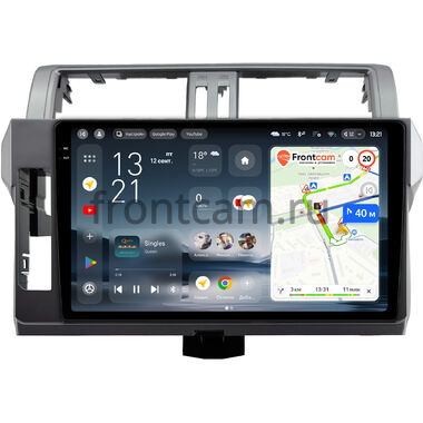 Toyota Land Cruiser Prado 150 2013-2017 (Тип 3) Teyes CC4 2K 6/64 10.36 дюймов RM-10-0615 на Android 14 (4G-SIM, DSP, QLed, AI)