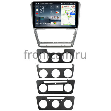 Skoda Octavia A5 2004-2013 (серебро) Teyes CC4 2K 8/128 10.36 дюймов RM-10-1216 на Android 14 (4G-SIM, DSP, QLed, AI)