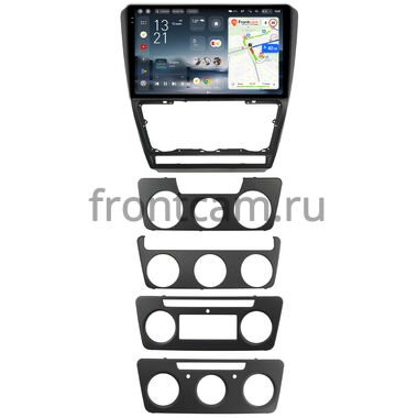 Skoda Octavia A5 2004-2013 (черная, матовая) Teyes CC4 2K 8/128 10.36 дюймов RM-10-1217 на Android 14 (4G-SIM, DSP, QLed, AI)