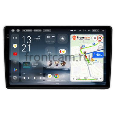 Ford Focus 2 2004-2008 (для замены прямоугольной магнитолы) Teyes CC4 Pro 2K 8/128 10.36 дюймов RM-10-1489 на Android 13 (4G-SIM, DSP, QLed, AI)
