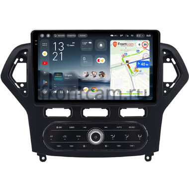 Ford Mondeo 4 2006-2010 (Тип 2) Teyes CC4 Pro 2K 8/128 10.36 дюймов RM-10-2184 встроенный климат на Android 13 (4G-SIM, DSP, QLed, AI)