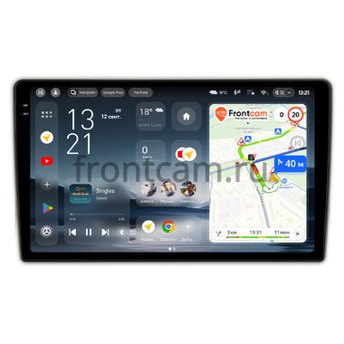 Toyota HiAce (H200) 2010-2026 (серая, правый руль, узкий кузов авто) Teyes CC4 Pro 2K 8/128 10.36 дюймов Split System RM-10-453 на Android 13 (4G-SIM, DSP, QLed, AI)