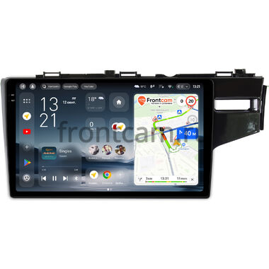 Honda Fit 3 2013-2020 (глянцевая, правый руль) Teyes CC4 Pro 2K 8/128 10.36 дюймов RM-10-508 на Android 13 (4G-SIM, DSP, QLed, AI)