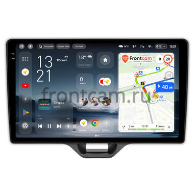 Toyota Yaris 4, Yaris Cross 2020-2026 (левый руль) Teyes CC4 Pro 2K 8/128 10.36 дюймов RM-10-552 на Android 13 (4G-SIM, DSP, QLed, AI)