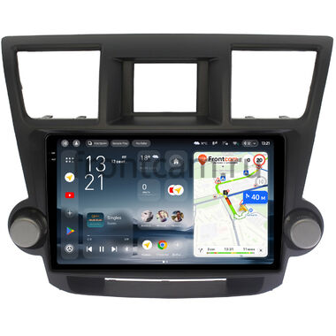 Toyota Highlander (U40) 2007-2013 (тип 2) Teyes CC4 Pro 2K 8/128 10.36 дюймов RM-1087 на Android 13 (4G-SIM, DSP, QLed, AI)