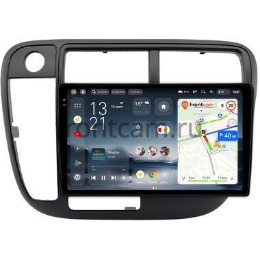 Honda Civic 6 1995-2000 (без климата, левый руль) Teyes CC4 Pro 2K 12/256 9.5 дюймов RM-9-0178 на Android 13 (4G-SIM, DSP, QLed, AI)