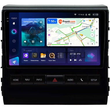 Toyota Land Cruiser 200 2015-2021 (глянцевая) Teyes CC4 Pro 2K 12/256 9.5 дюймов RM-9-0343 на Android 13 (4G-SIM, DSP, QLed, AI)