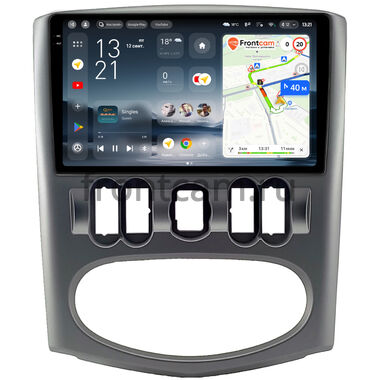 Renault Logan 2009-2015 (серая, Тип 1) Teyes CC4 Pro 2K 12/256 9.5 дюймов RM-9-0740 на Android 13 (4G-SIM, DSP, QLed, AI)