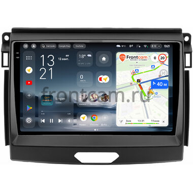 Ford Ranger 4 2015-2022 (для авто с цветным дисплеем 4.2 дюйма / SYNC1) Teyes CC4 Pro 2K 12/256 9.5 дюймов RM-9-0850 на Android 13 (4G-SIM, DSP, QLed, AI)