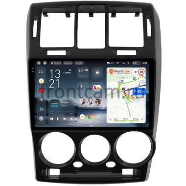 Hyundai Getz 2002-2011 (черная) Teyes CC4 Pro 2K 12/256 9.5 дюймов RM-9-1321 на Android 13 (4G-SIM, DSP, QLed, AI)