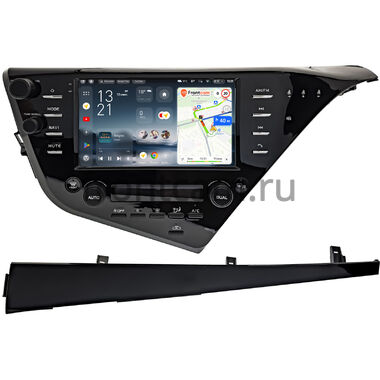 Toyota Camry XV70 2017-2021 (для авто с NAVI, левый руль) Teyes CC4 Pro 2K 12/256 9.5 дюймов RM-9-1870 на Android 13 (4G-SIM, DSP, QLed, AI)