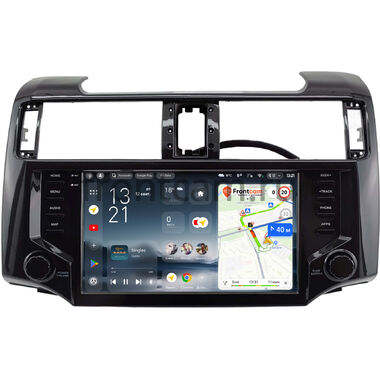 Toyota 4Runner 5 2009-2013 (черная, глянцевая) Teyes CC4 Pro 2K 12/256 9.5 дюймов RM-9-2227 на Android 13 (4G-SIM, DSP, QLed, AI)