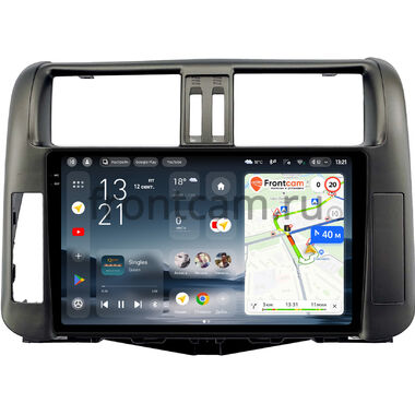 Toyota Land Cruiser Prado 150 2009-2013 (для авто без усилителя) Teyes CC4 Pro 2K 12/256 9.5 дюймов RM-9006 на Android 13 (4G-SIM, DSP, QLed, AI)