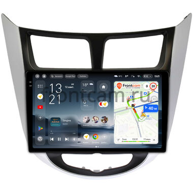 Hyundai Solaris, Accent 4 2010-2019 Teyes CC4 Pro 2K 12/256 9.5 дюймов RM-9027 на Android 13 (4G-SIM, DSP, QLed, AI)