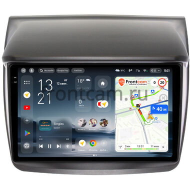 Mitsubishi L200 4, Pajero Sport 2 2008-2016 Teyes CC4 Pro 2K 12/256 9.5 дюймов RM-9057 на Android 13 (4G-SIM, DSP, QLed, AI)