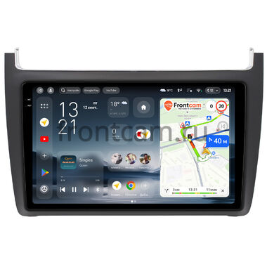 Volkswagen Polo 5 2009-2020 (матовая) Teyes CC4 Pro 2K 12/256 9.5 дюймов RM-9091 на Android 13 (4G-SIM, DSP, QLed, AI)