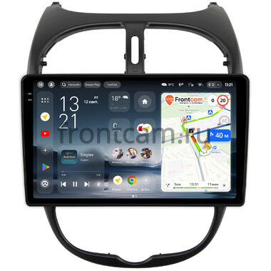 Peugeot 206 1998-2012 Teyes CC4 Pro 2K 12/256 9.5 дюймов RM-9117 на Android 13 (4G-SIM, DSP, QLed, AI)